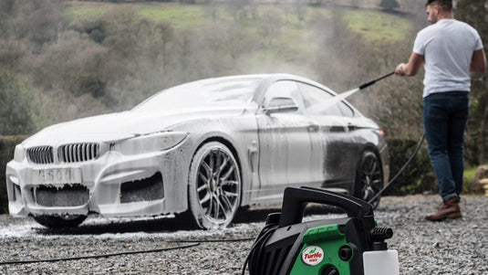 Turtle wax snow foam cannon – voor gebruik met een hogedrukreiniger snow foam shampoo - spuitmond zorgt voor een zeer dikke laag actief schuim - makkelijker en sneller schoonmaken - foam sprayer - reinigingspistool
