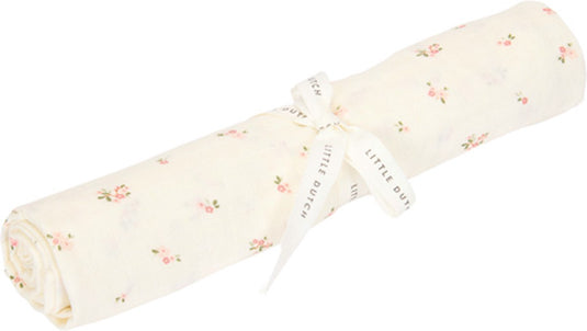 Little dutch swaddle - wit - maat 120 cm - fairy garden - fairy blossom