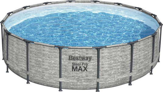Bestway - zwembad - power - steel - rond - 488x122 - cm