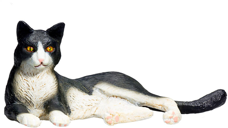 ギャラリービューアに画像をロードする, Mojo farmland liggende kat zwart wit - 387367

