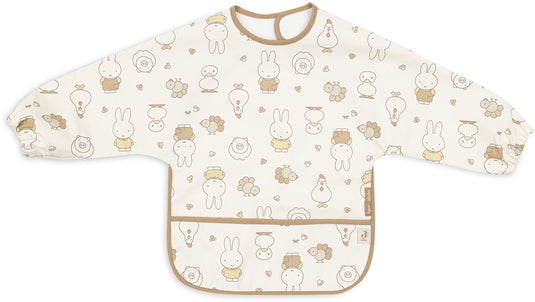 Jollein slab waterproof met mouw - 1 stuk - miffy family farm