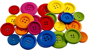 Creativ company https: www.cchobby.nl houten-knopen-d-25-40-mm-2-4-gaten-diverse-kleuren-144-stuk-1-doos