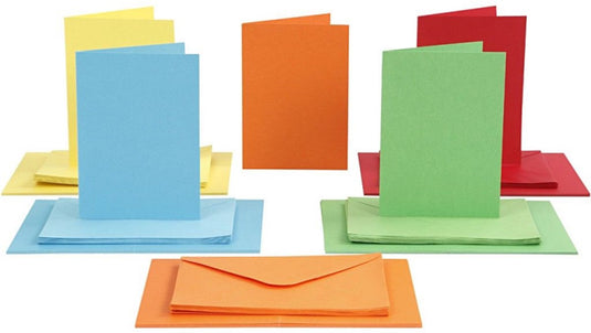 Creativ company kaarten enveloppen multi 10,5x15cm 50 sets