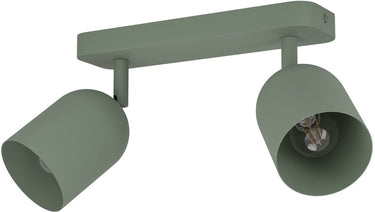Eglo tilston spot - e14 - 28 cm - groen - kantelbaar
