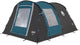 Coleman cook 4 tent – 4 persoons tunneltent – uv guard zonbescherming - brandvertragend materiaal – grijs blauw