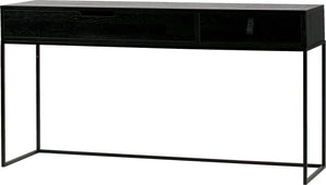 Woood silas sidetable - essen - blacknight - 74x140x40