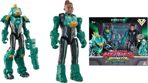 Quantum heroes dinoster dinoster - 2 figuren in 1 - transformeer je robots - 22cm - oz
