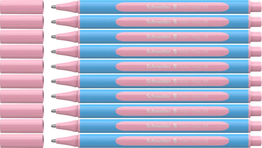 Schneider schrijfwaren schneider balpen - slider edge pastel - xb - pastel rose - 10 stuks - s-152229-10