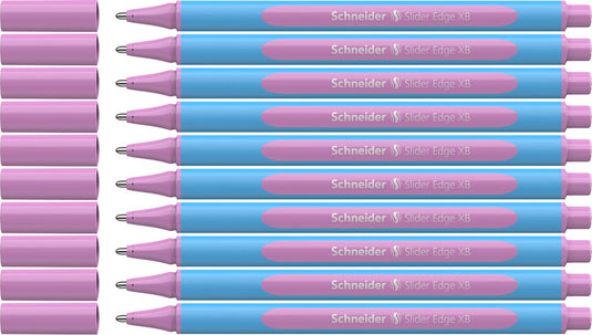 Schneider schrijfwaren schneider balpen - slider edge pastel - xb - pastel lila - 10 stuks - s-152228-10