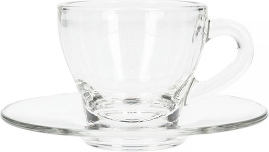 Bialetti - classic - set of 2 glass cups for espresso
