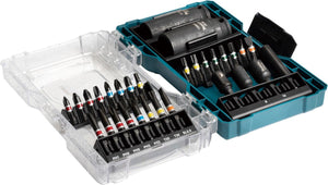 Makita schroefbitset met krachtkoppen 30-delig - e-07060 met hard case
