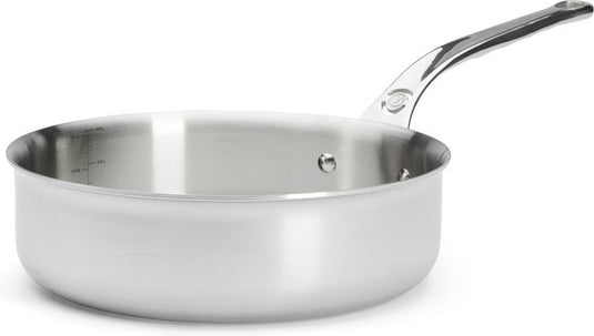 Debuyer de buyer affinity - sauteuse - rvs - rechte rand - 24 cm - pfas vrij