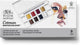 Winsor newton 0390670 cotman aquarelverf set – portrait pocket set – 8 halve napjes waterverf – compact aquarelpalet met penseel