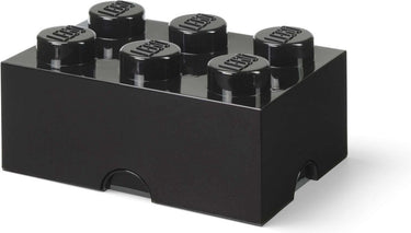 Lego - opbergbox brick 6 - nylon - zwart
