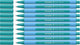 Schneider schrijfwaren schneider balpen - slider edge pastel - xb - pastel ocean - 10 stuks - s-152234-10
