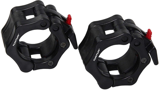 Tunturi olympic lock jaw collars - halterstangsluiters - paar - zwart
