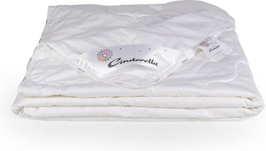 Cinderella bamboo dekbed zomer - 1 persoons - bamboo vulling - katoenen tijk - anti-allergie - 140x200 cm