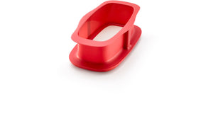 Lékué springvorm rechthoek met keramisch bord ø 24 cm - red