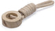 Beeztees flostouw dirk - hondenspeelgoed - kauwspeelgoed hond - l - koffiehout katoen - 38x10 cm
