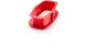 Lékué springvorm rechthoek met keramisch bord ø 24 cm - red