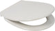Plieger royal toiletbril - universele vorm wc bril - duroplast - wit - met deksel - rvs bevestiging - met softclose