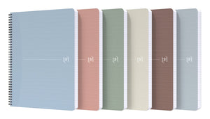 Oxford my rec'up - 100% recycled notitieboek - a4 - 1 stuk - geruit - 90 vel - assorti