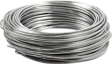 Creativ company http: www.cchobby.nl alu-draad-rond-dikte-3-mm-zilver-29-m-1-rol