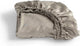 Cinderella - sundays - hoeslaken - 1 persoons - 100% katoen-satijn - 100x210 cm - tot 25 cm matrashoogte - taupe