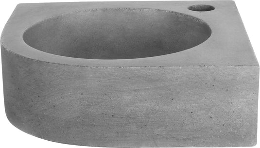 Differnz cleo hoekfontein 31.5x31.5x10cm beton donker grijs