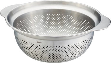 Gefu premio vergiet 27 cm – rvs – 3-in-1 – voor afgieten, wassen en stomen