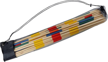 Longfield mikado jumbo – 80 cm – 25 stuks – in net verpakt – houten behendigheidsspel – concentratie- en fijnmotoriek spel voor binnen en buiten – engelhart