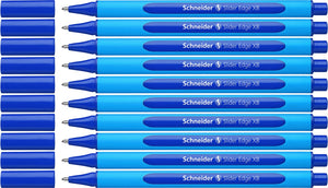 Schneider schrijfwaren schneider balpen - slider edge - penpunt xb - blauw - 10 stuks - s-152203-10