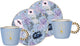 Bialetti bridgerton set 2x tas en ondertas