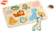 Classic world houten dierenpuzzel educatief speelgoed 10 stukjes.