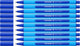 Schneider schrijfwaren schneider balpen - slider edge - penpunt f - schrijfkleur blauw - 10 stuks - s-152003-10