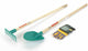 Klein toys bosch tuin 3-delige tuinset - incl. accessoires - incl. ophangogen - groen geel