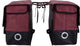 Willex - dubbele canvas plus - 30 liter - universele bevestiging - extra sterk - red matt black
