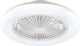 Brilliant montero - plafondventilator - led 20w - cct - 2700k-6500k - dimbaar - afstandsbediening - wit