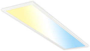 B.k.licht briloner piatto – plafonniere – eek a lichtbron* – led paneel – dimbaar met afstandsbediening – cct instelbaar – wit – 100 x 25 x 6 cm