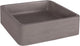 Differnz marba wastafel vierkant 40x40x12 beton licht grijs