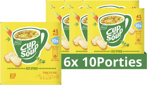 Knorr cup a soup - kip - zonder smaakversterkers, kleurstoffen en conserveermiddelen - 60 porties