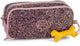 Stones and bones rowan 2.0 - etui - pennenzak voor kinderen - 3 vakken - glamour - lila
