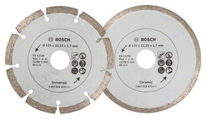 Bosch diamantschijven - voor bouwmaterialen - 2-delig - 125 mm