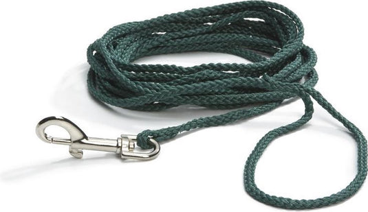 Beeztees zoeklijn - hondenriem - nylon - groen - 15m