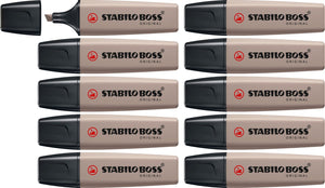 Stabilo boss original - markeerstift - warm grijs - doos 10 stuks