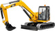 Bruder caterpillar minigraafmachine 1:16