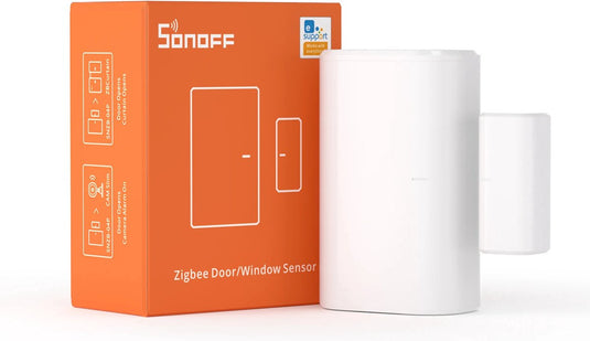Sonoff zigbee openingssensor voor smart home systeem met batterij deurraam