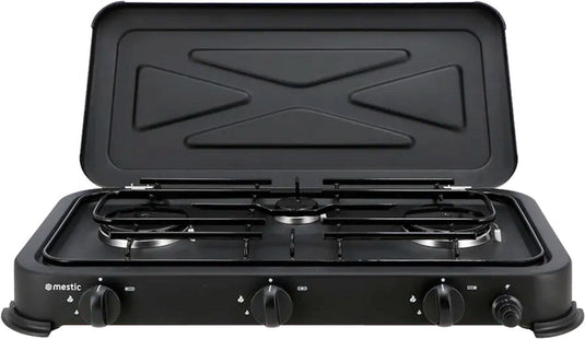 Mestic kooktoestel mgc-300 – 3 kookpitten - 2x 2200 w, 1x 850 w - maximaal vermogen: 5250 w - campingtoestel