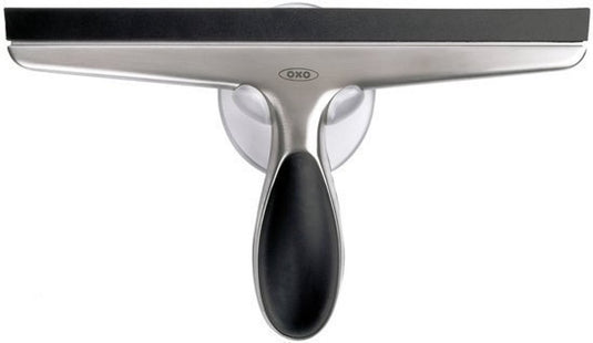 Oxo - raamwisser - met houder - rvs