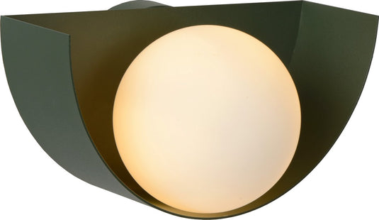 Lucide benni - wandlamp - 1xg9 - groen